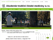 Tablet Screenshot of cinskamedicina.info